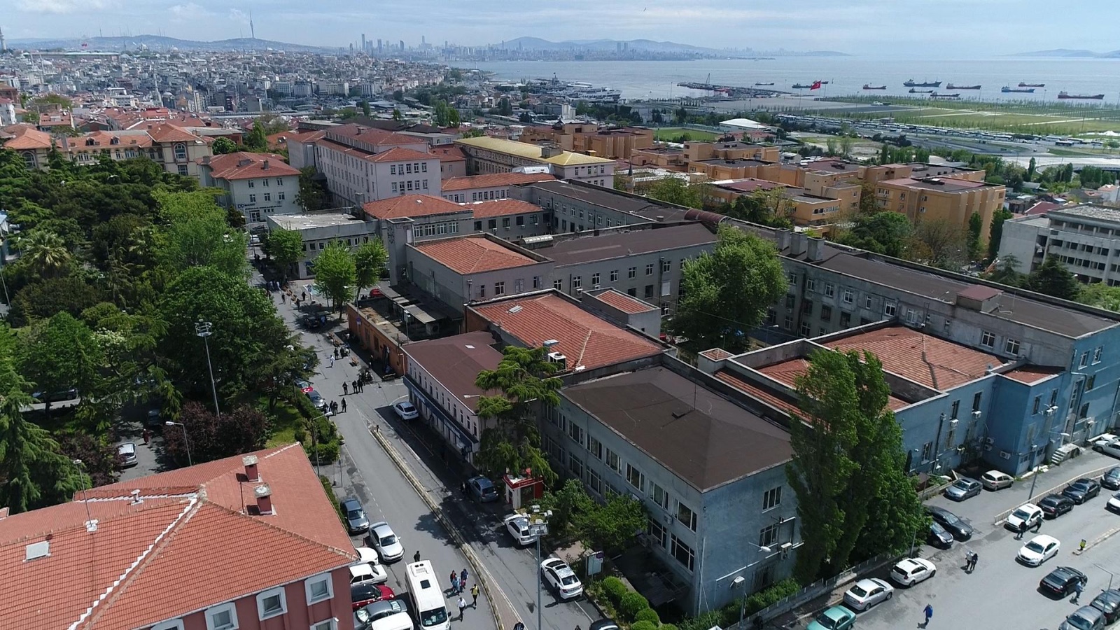 Istanbul University-Cerrahpaşa campus aerial view